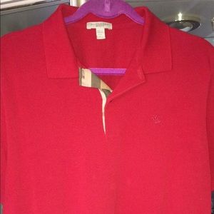 Burberry Brit Red Polo